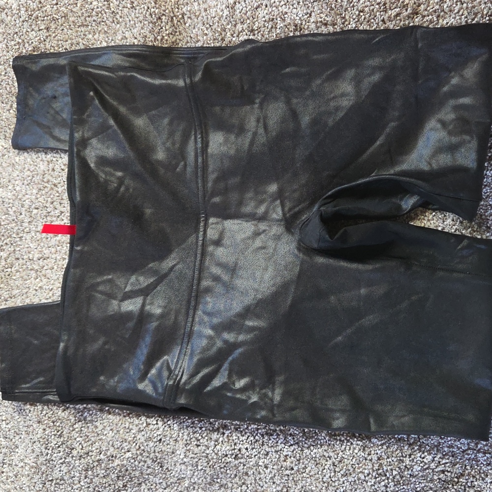 Spanx Leggings Womens Size Large Black - Picture 3 of 4